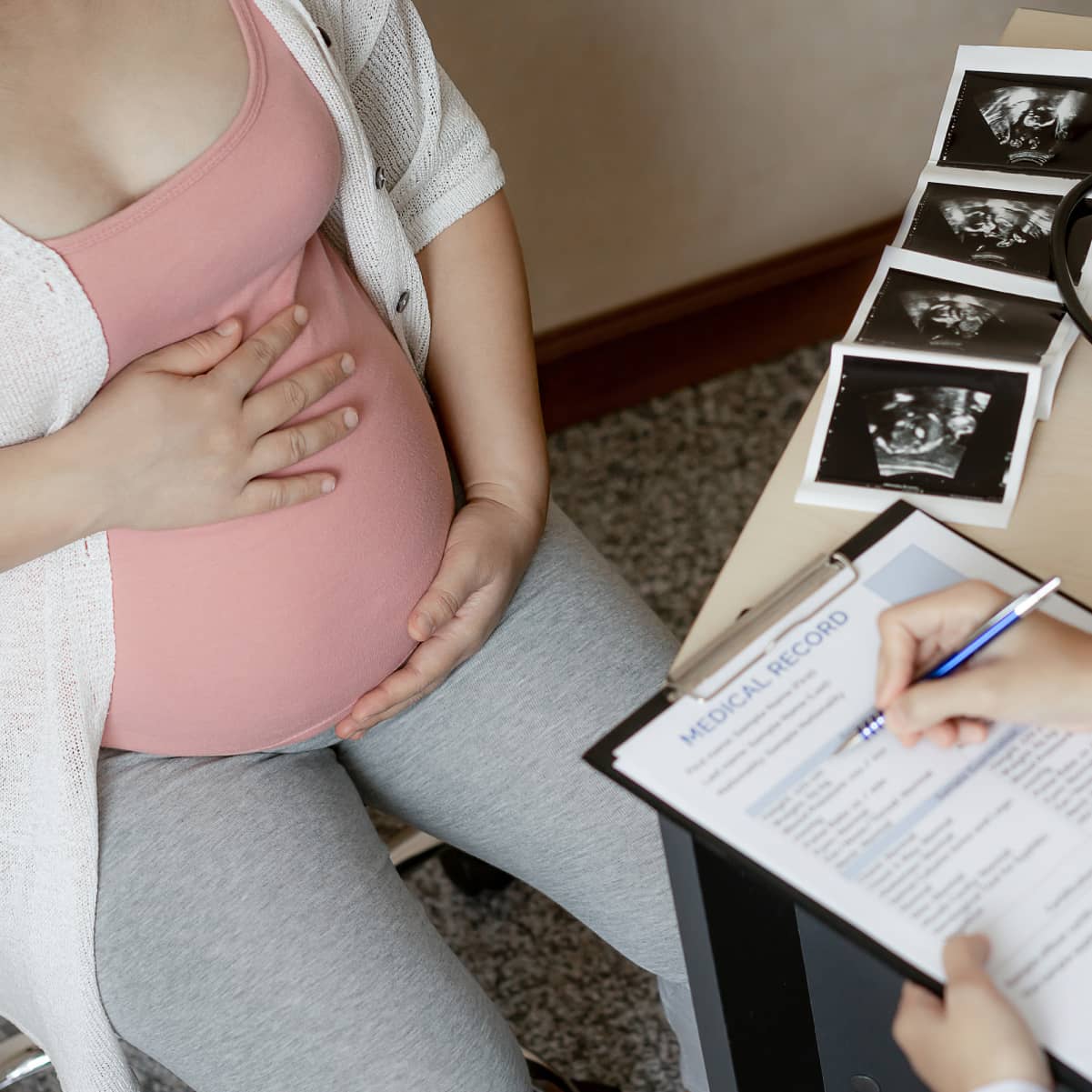 surrogate reviewing medical records