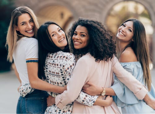 young women friends