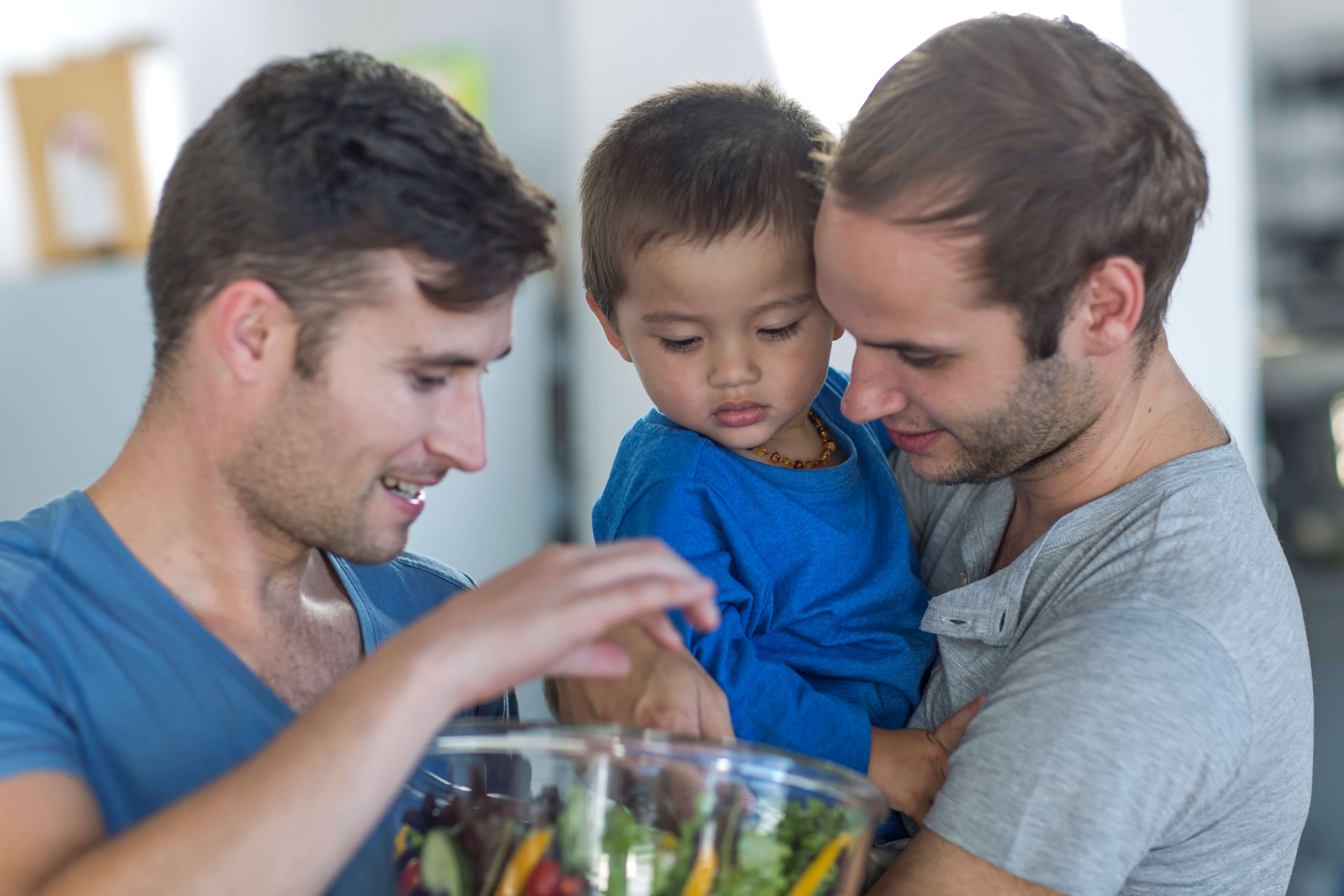 intended parents with a kid